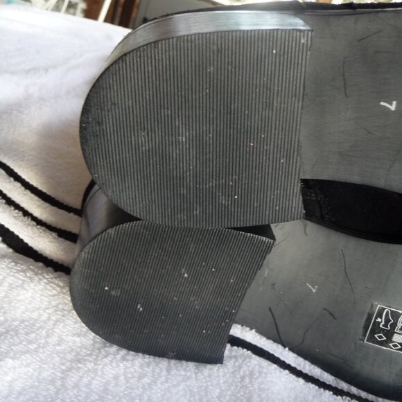 ASOS Keeta Suede Over The Knee Boots Black 7 - Picture 8 of 14